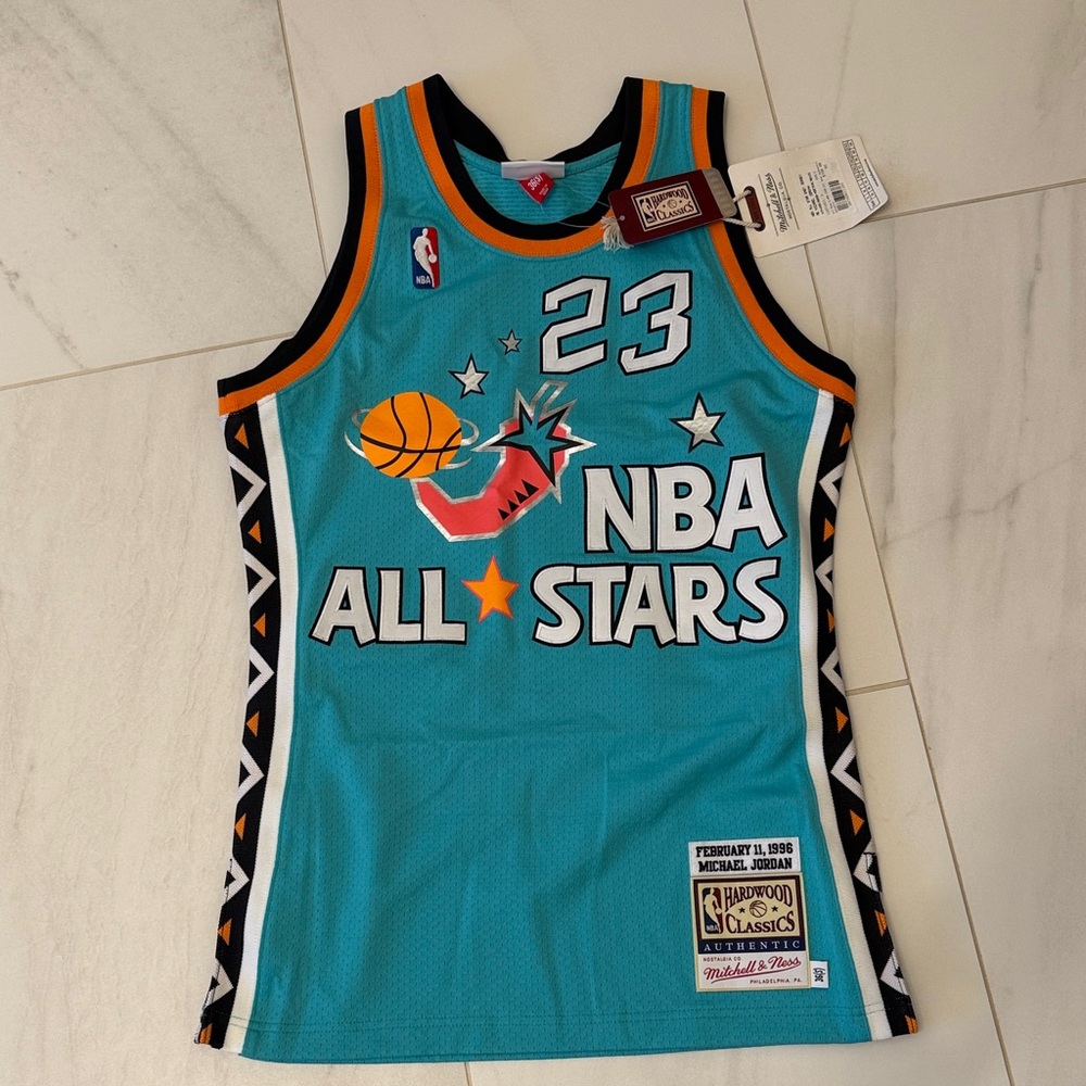 Mitchell & Ness Teal NBA All-Stars #23 Hardwood Classics Jersey